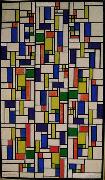 Theo van Doesburg Color designs for Stained-Glass Composition V. France oil painting artist